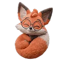 Cocovox mascot sleeping